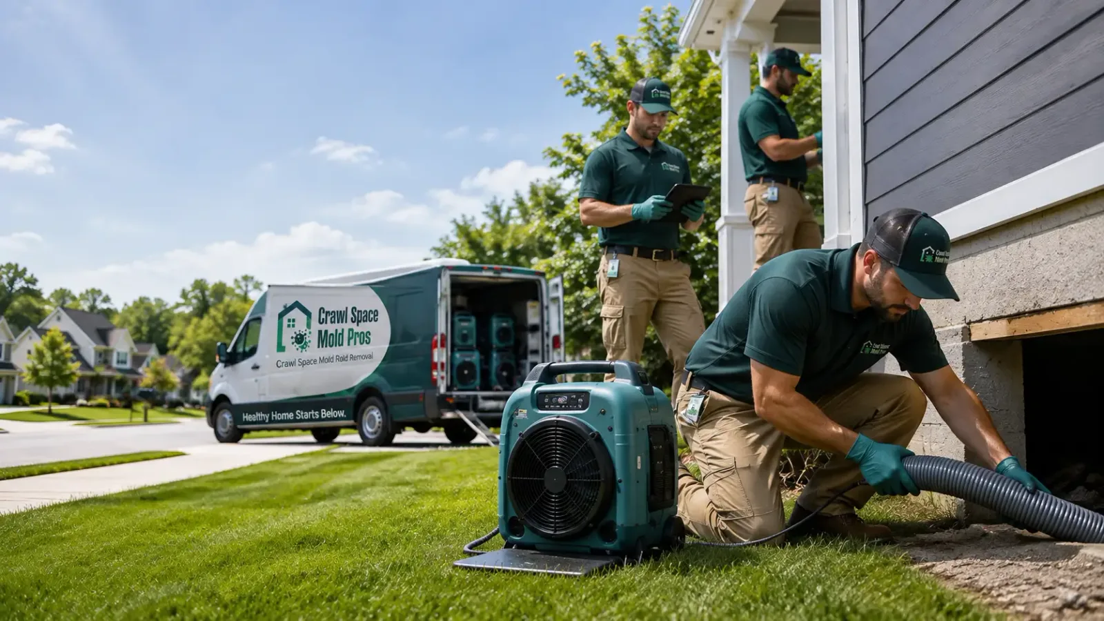 Crawl Space Mold Removal in Detroit, MI